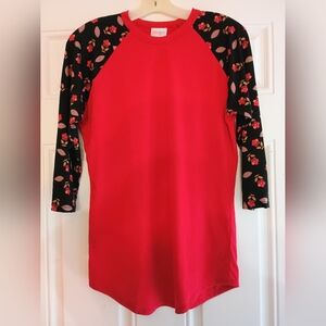 LuLaRoe Red baseball T